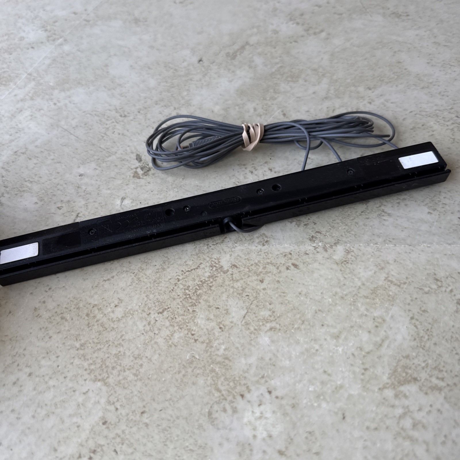 Black Nintendo Wii Sensor Bar Wired Official RVL-014 For Wii And Wii U OEM