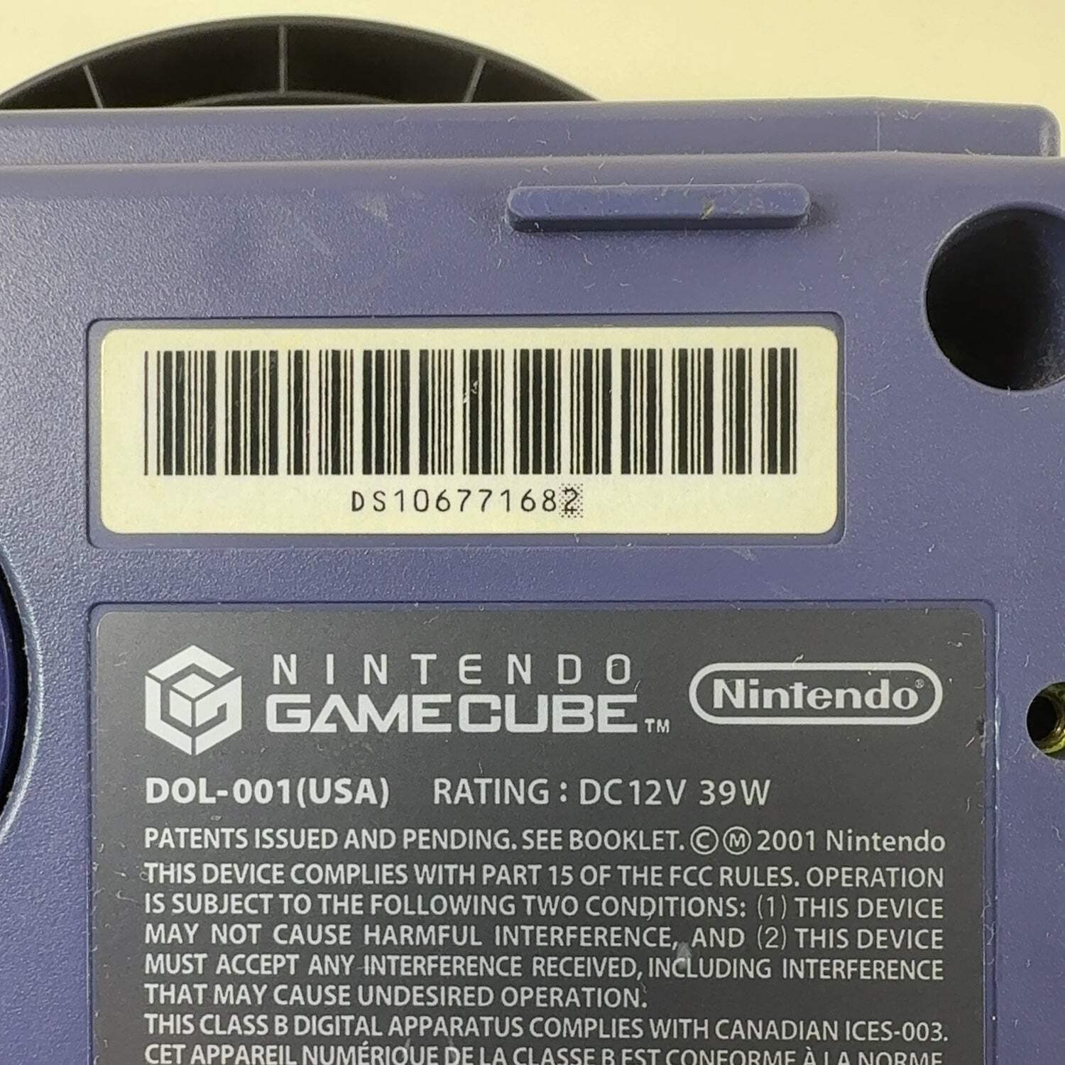 Nintendo GameCube Console Gaming System Only DOL-001 Indigo READ