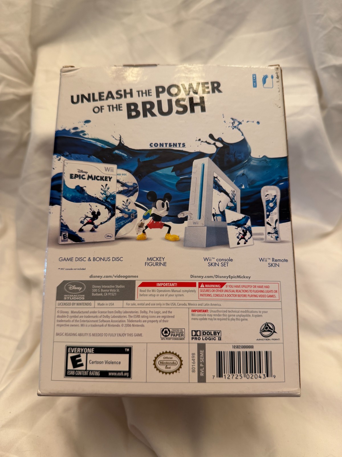 Epic Mickey Collectors Edition – Nintendo Wii cib