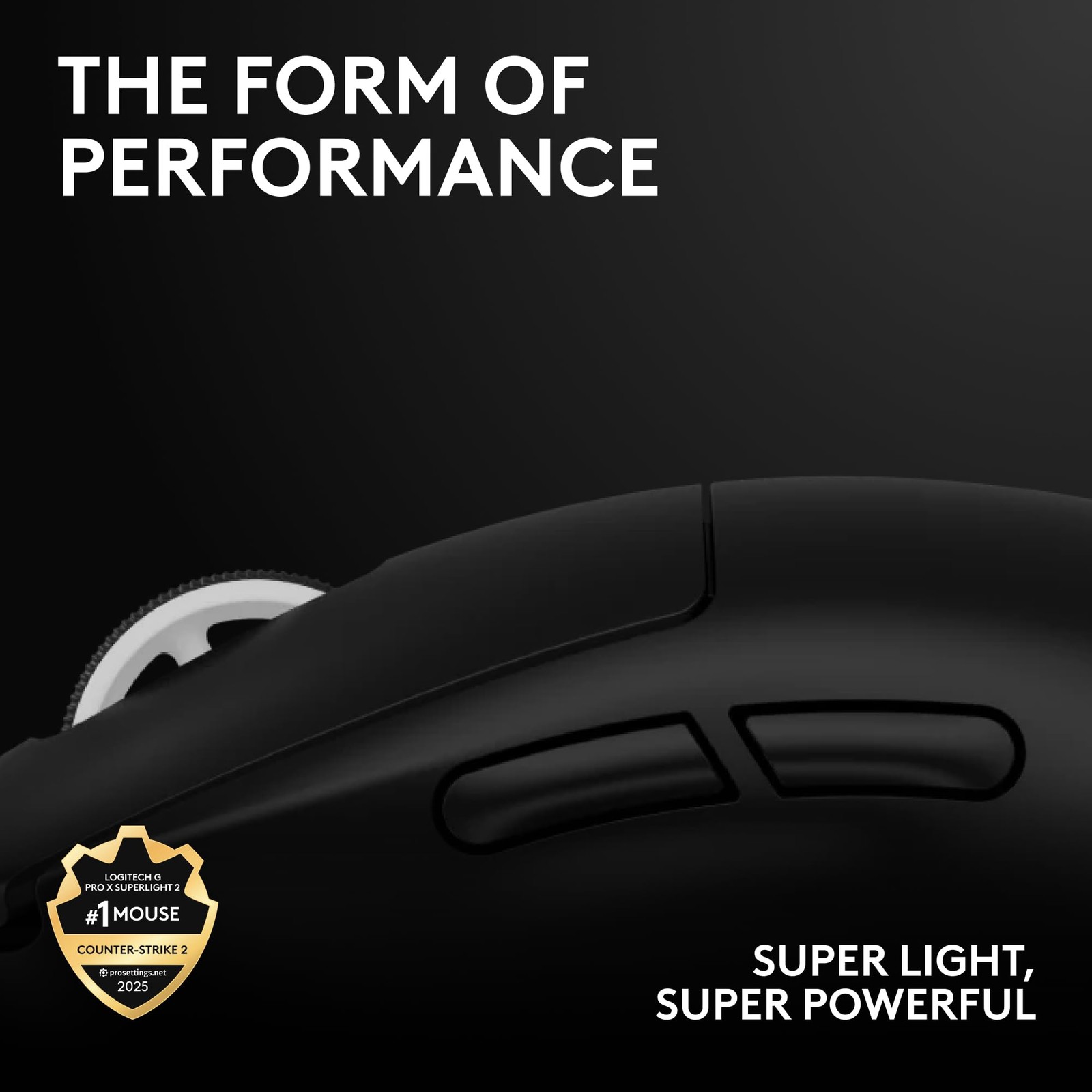 Logitech G Pro X Superlight 2 Wireless Gaming Mouse 60G Pro-Grade 5