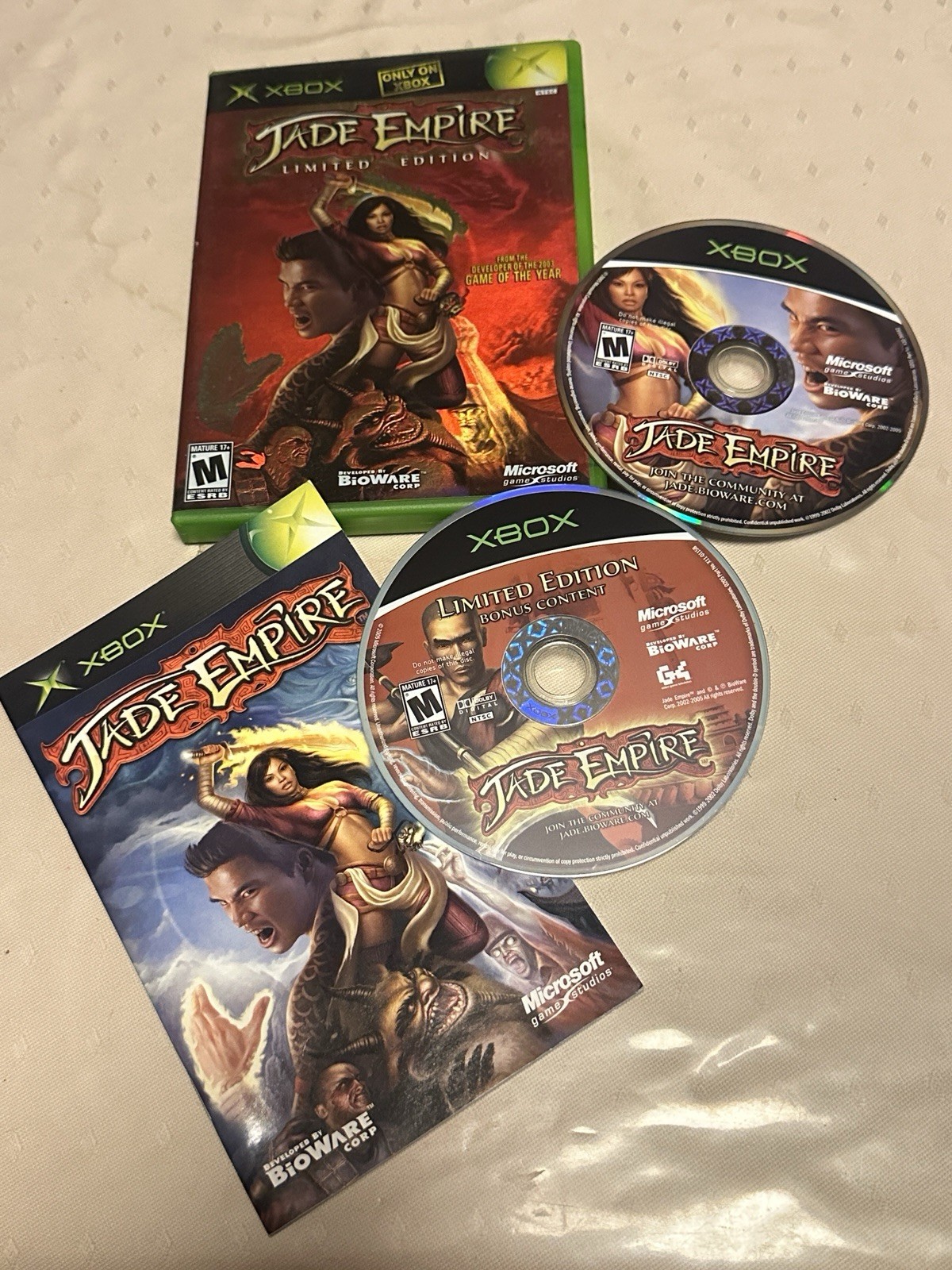 Microsoft Xbox Game Bundle – Assorted Games – Dark Cloud Jade Empire True Crime
