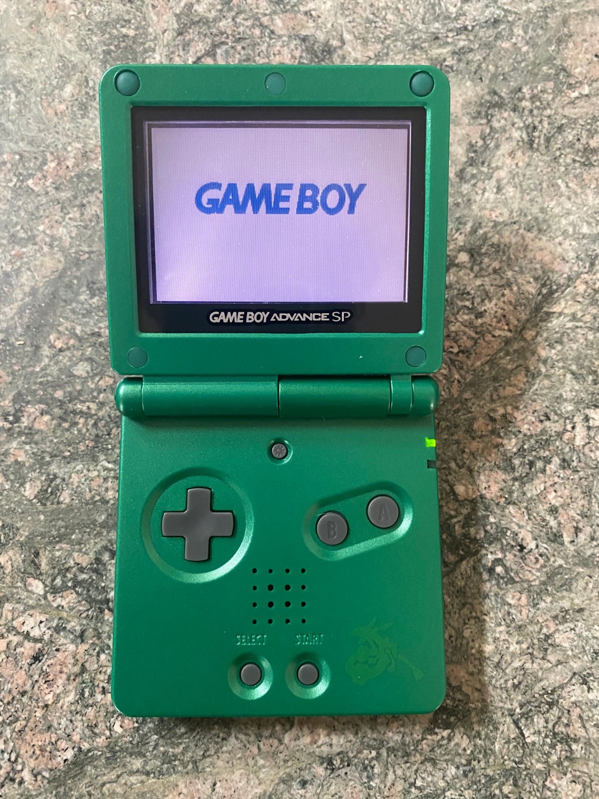 Nintendo Game Boy Advance GBA SP System IPS LCD Backlit Pokemon GREEN RAYQUAZA