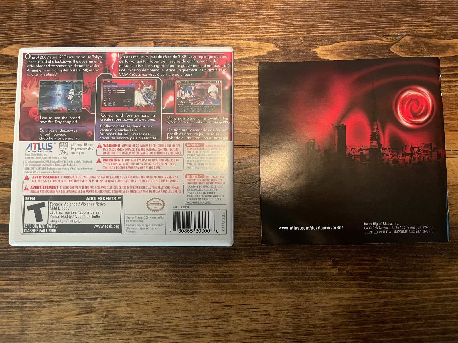 Shin Megami Tensei: Devil Survivor Overclocked In Case Authentic and Tested
