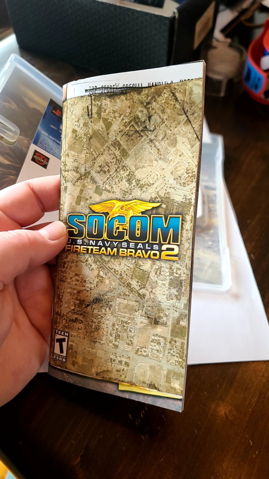 SOCOM U.S. Navy Seals Fireteam Bravo 2 PSP with Manual