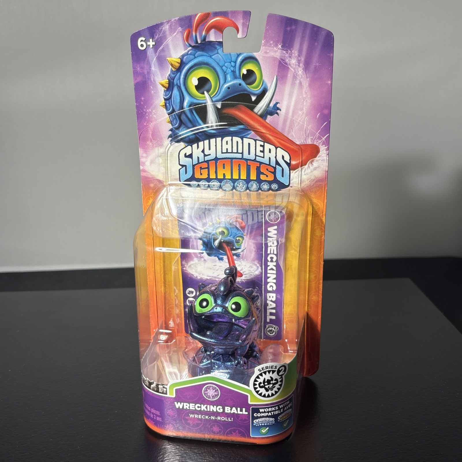 Skylanders Giants Wrecking Ball Metalic Purple