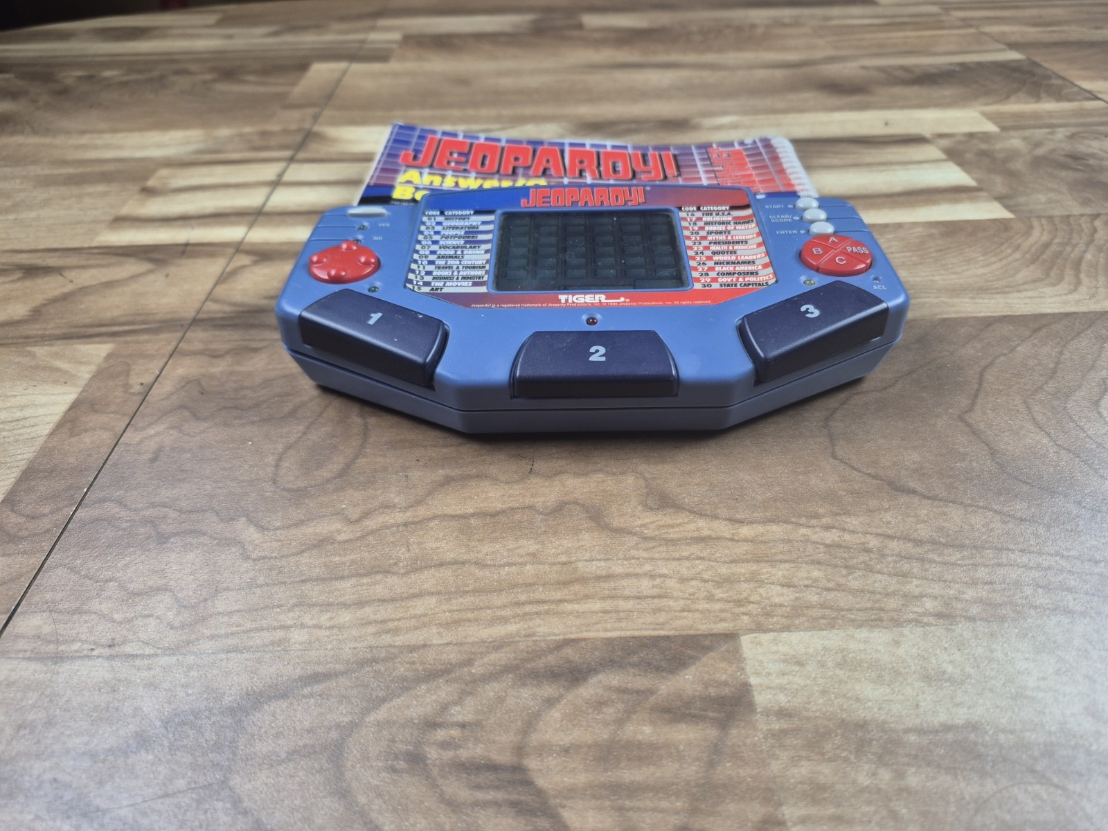 1995 Talking Jeopardy Tiger Electronics Handheld Video Game