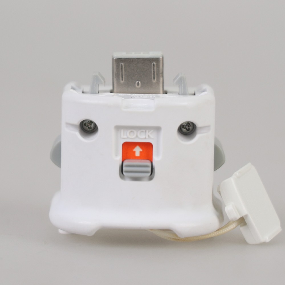 Original OEM Nintendo Wii Motion Plus Adapter RVL-026 White Excellent Condition