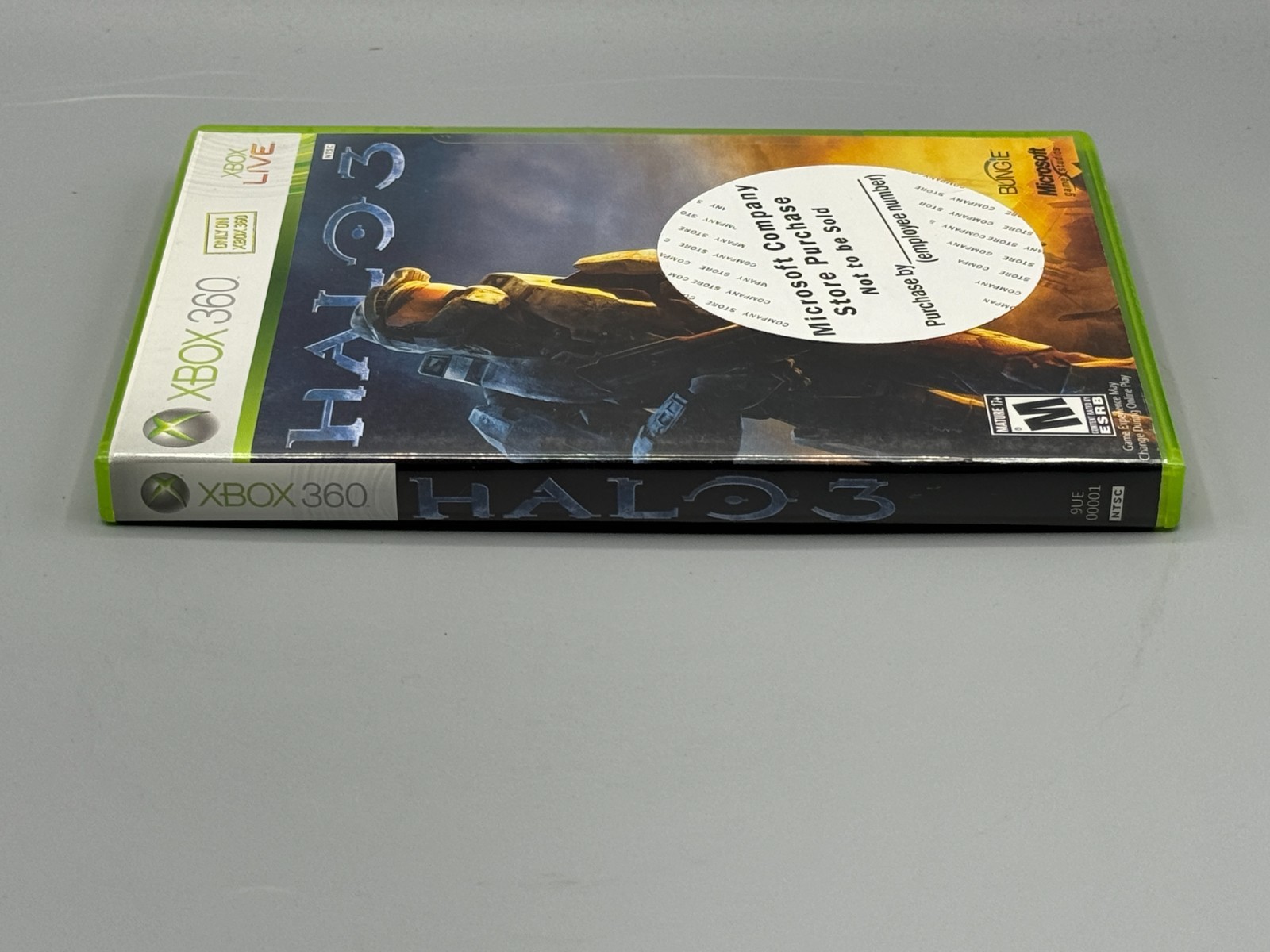 Halo 3 Microsoft Xbox 360 Employee Store Sticker Sealed New Authentic