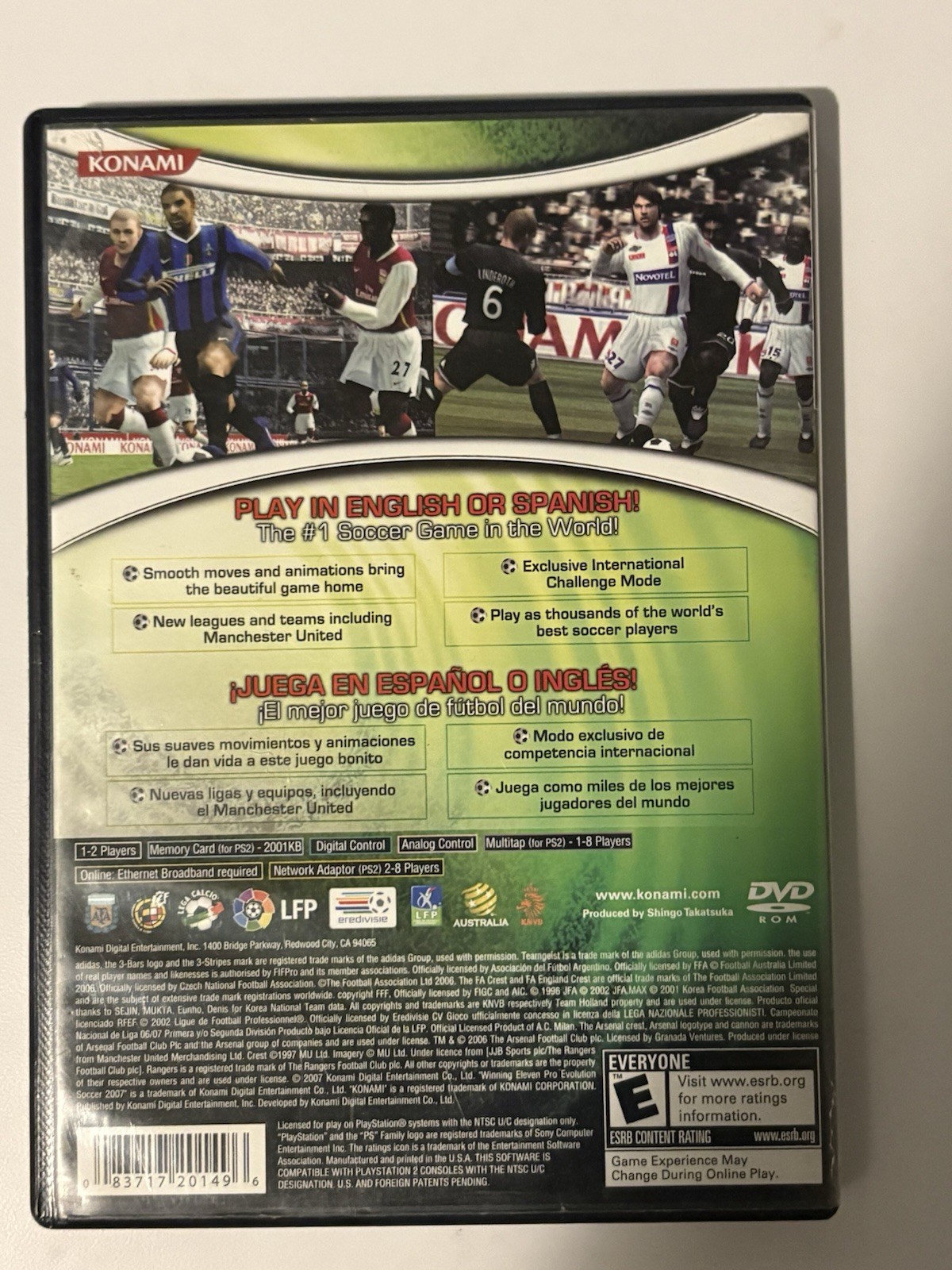 Winning Eleven: Pro Evolution Soccer 2007 (Sony PlayStation 2, 2007) TESTED