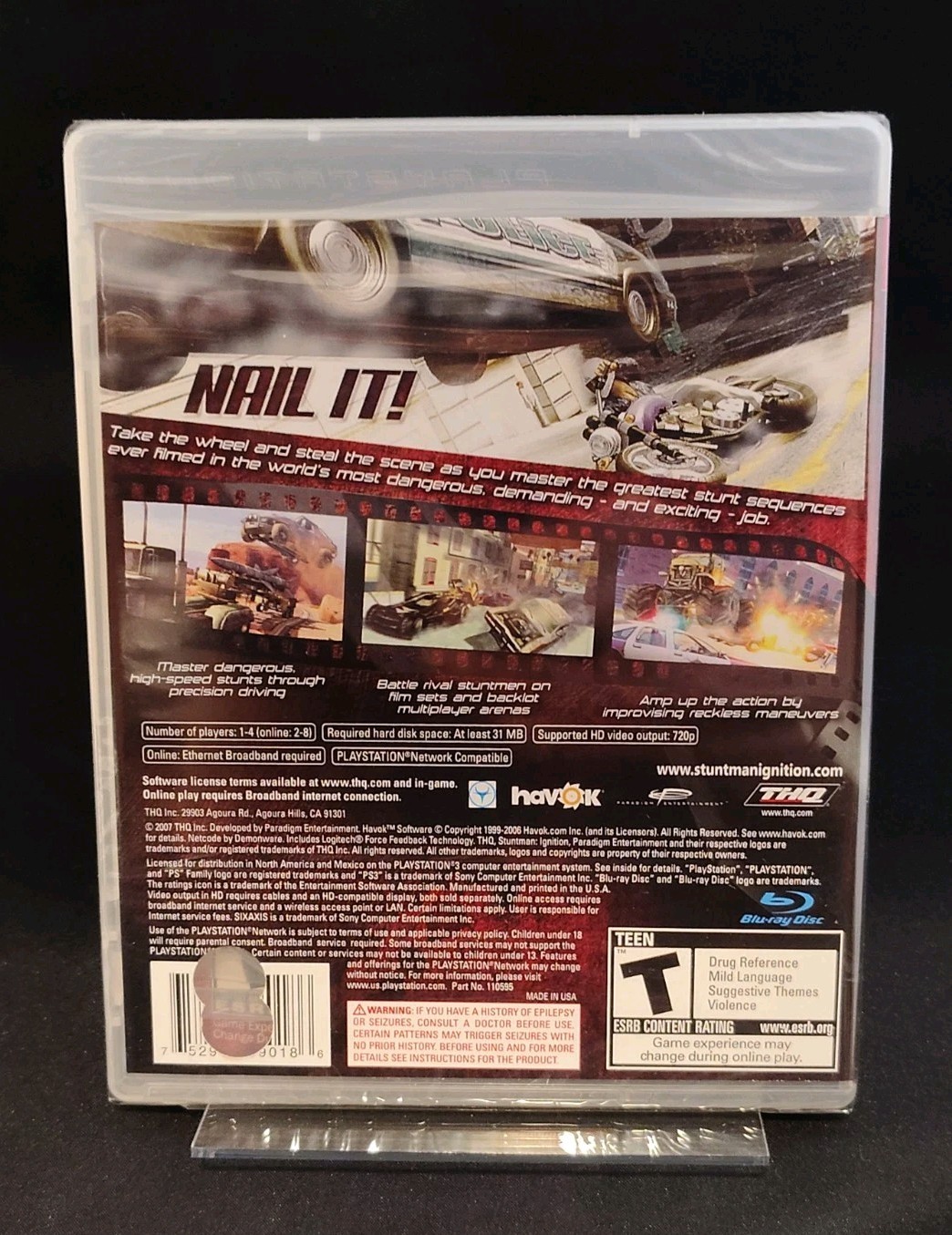 Stuntman: Ignition (Sony PlayStation 3, 2007) Brand NEW – UPC/Promo Copy
