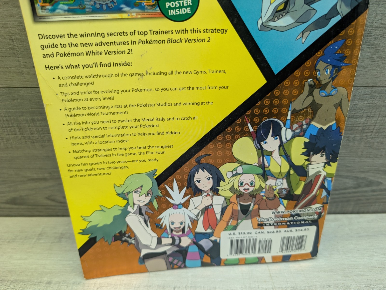 Pokemon Black 2 and White 2 Volume 1+2 Strategy Guide Books Used (No Posters).