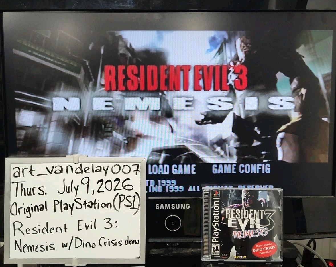 Resident Evil 3: Nemesis (PlayStation 1 PS1, 1999) CIB w/ Demo + Case Protector