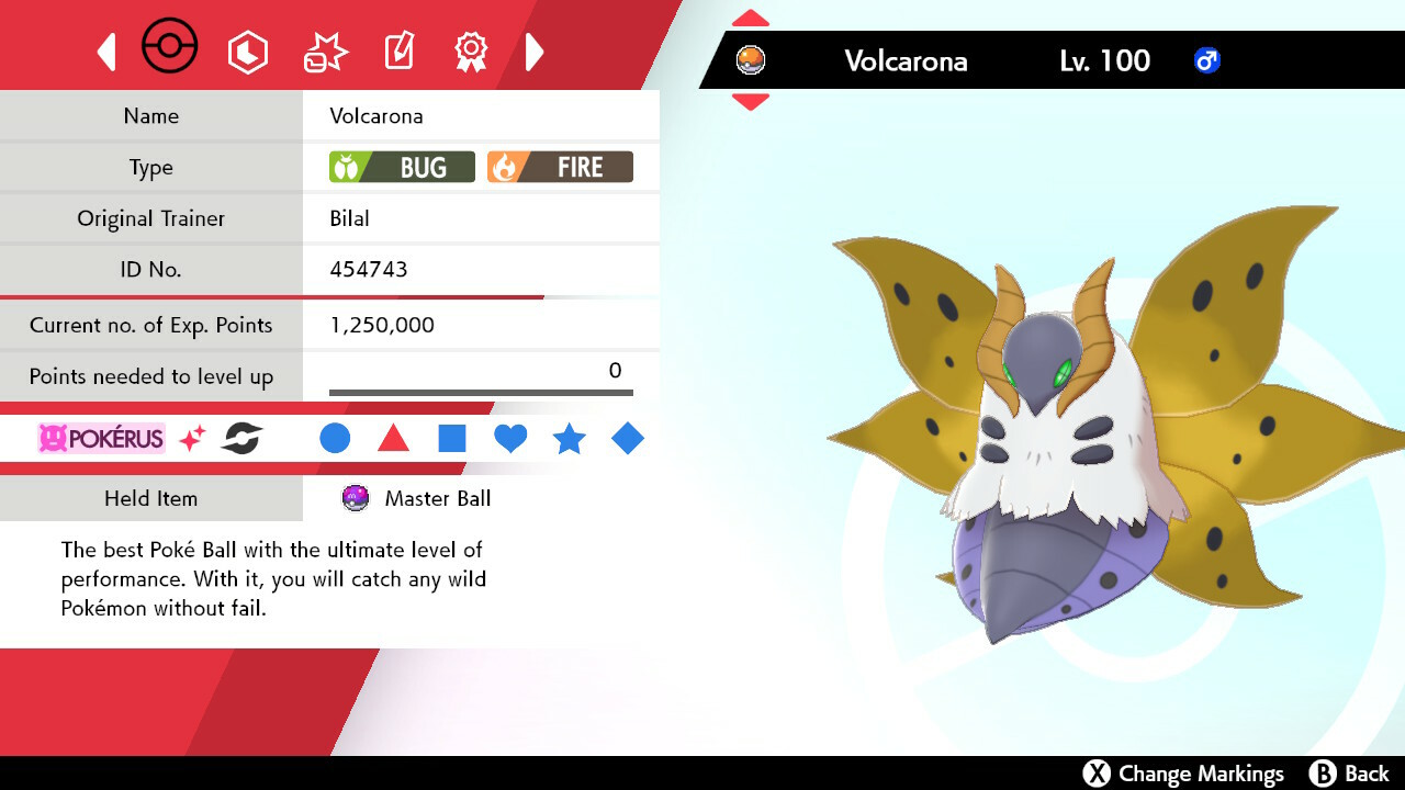 ✨Volcarona Ultra Shiny 6IV ✨ Pokemon Sword & Shield Isle of Armor Battle Ready