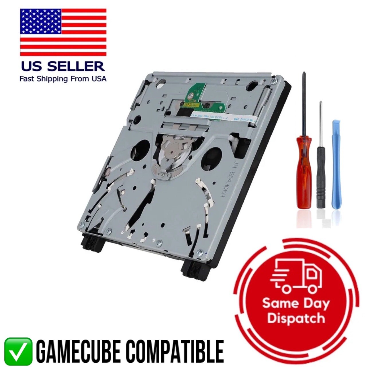 NEW REPLACEMENT DISC DRIVE FOR NINTENDO WII RVL-001 RVL-101 UNIVERSAL PLUG&PLAY
