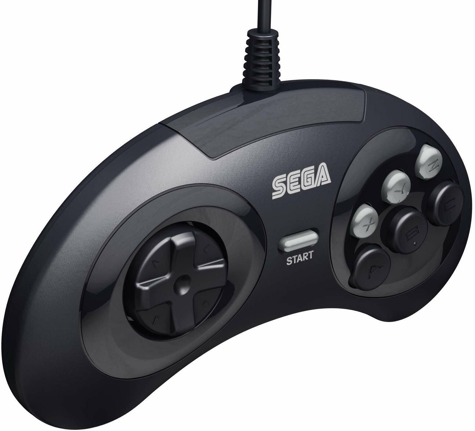 Retro-Bit Official Sega Genesis Controller 6-Button Arcade Pad – Black