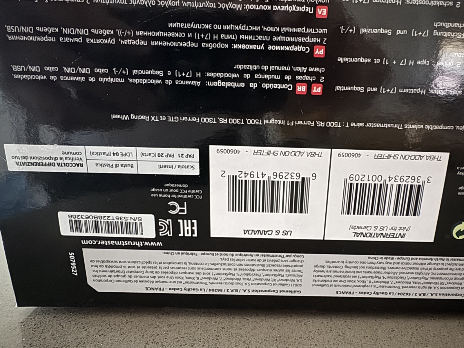 Thrustmaster TH8A Gear Shifter – Brand New in Original Packaging