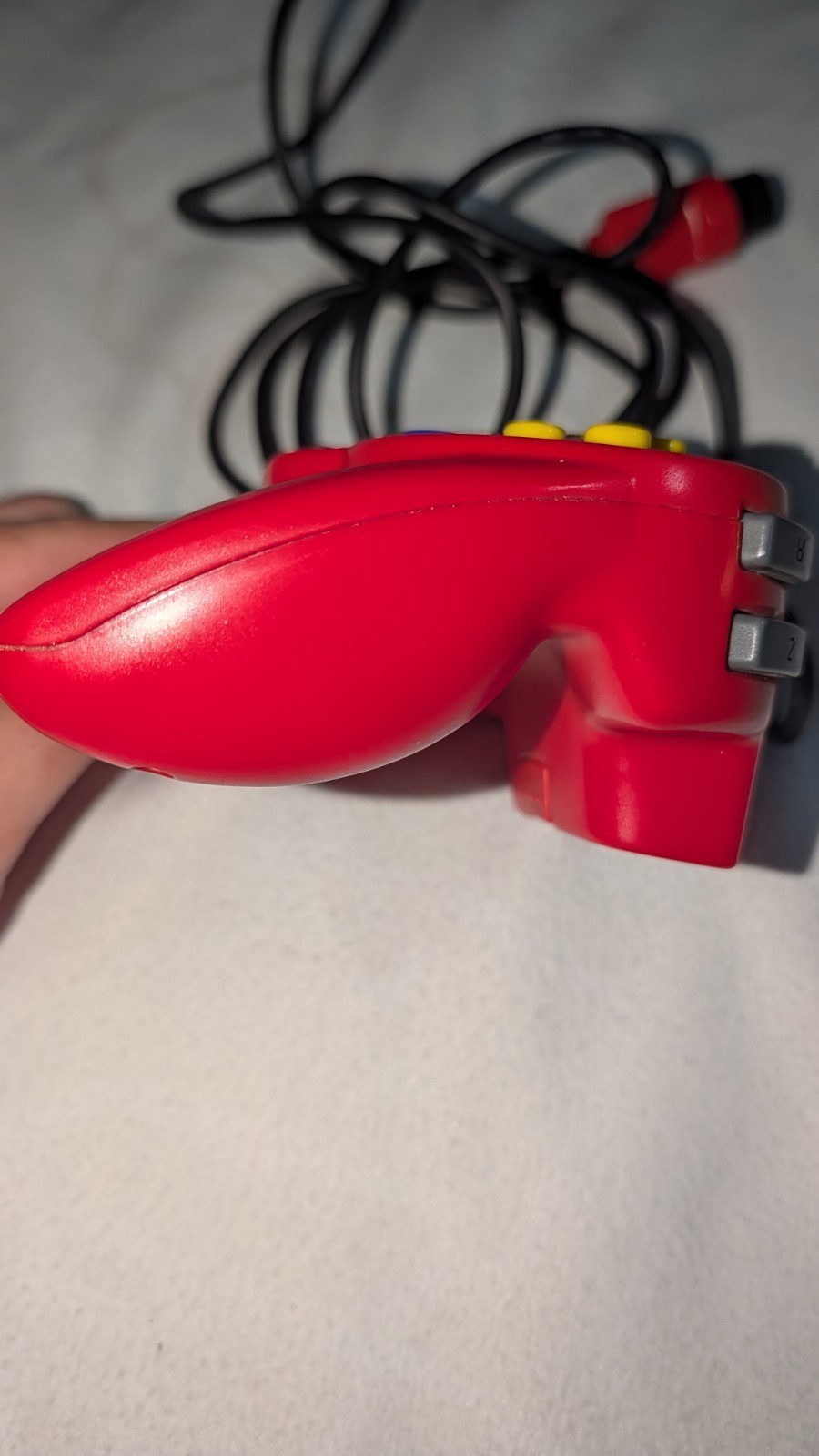 Nintendo 64 Hori Mini Pad Controller Red Tested And Working