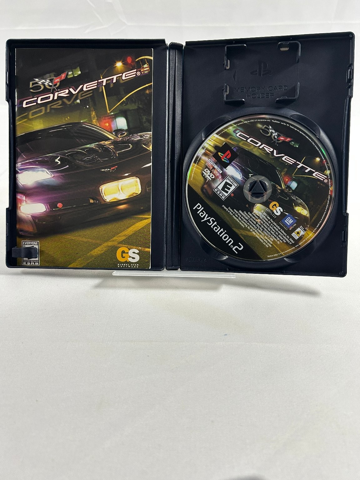 Corvette PlayStation 2 Video Game Racing Multiplayer Complete