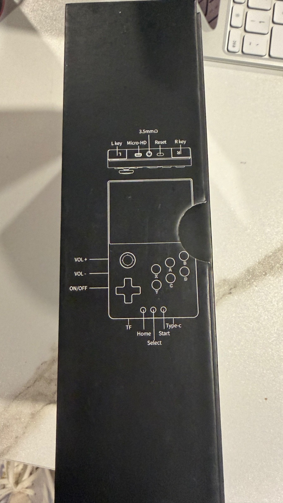 Powkiddy A 20 retro handheld arcade with 64 GB card and almost 4000 games