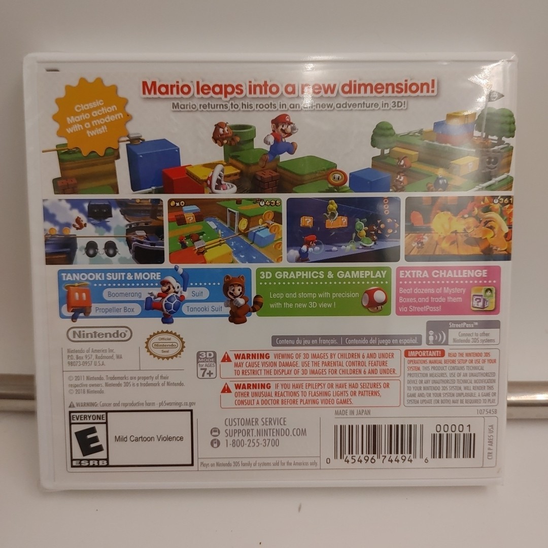 Super Mario 3D Land 3DS – Nintendo Selects Edition – New Factory Sealed US Ver