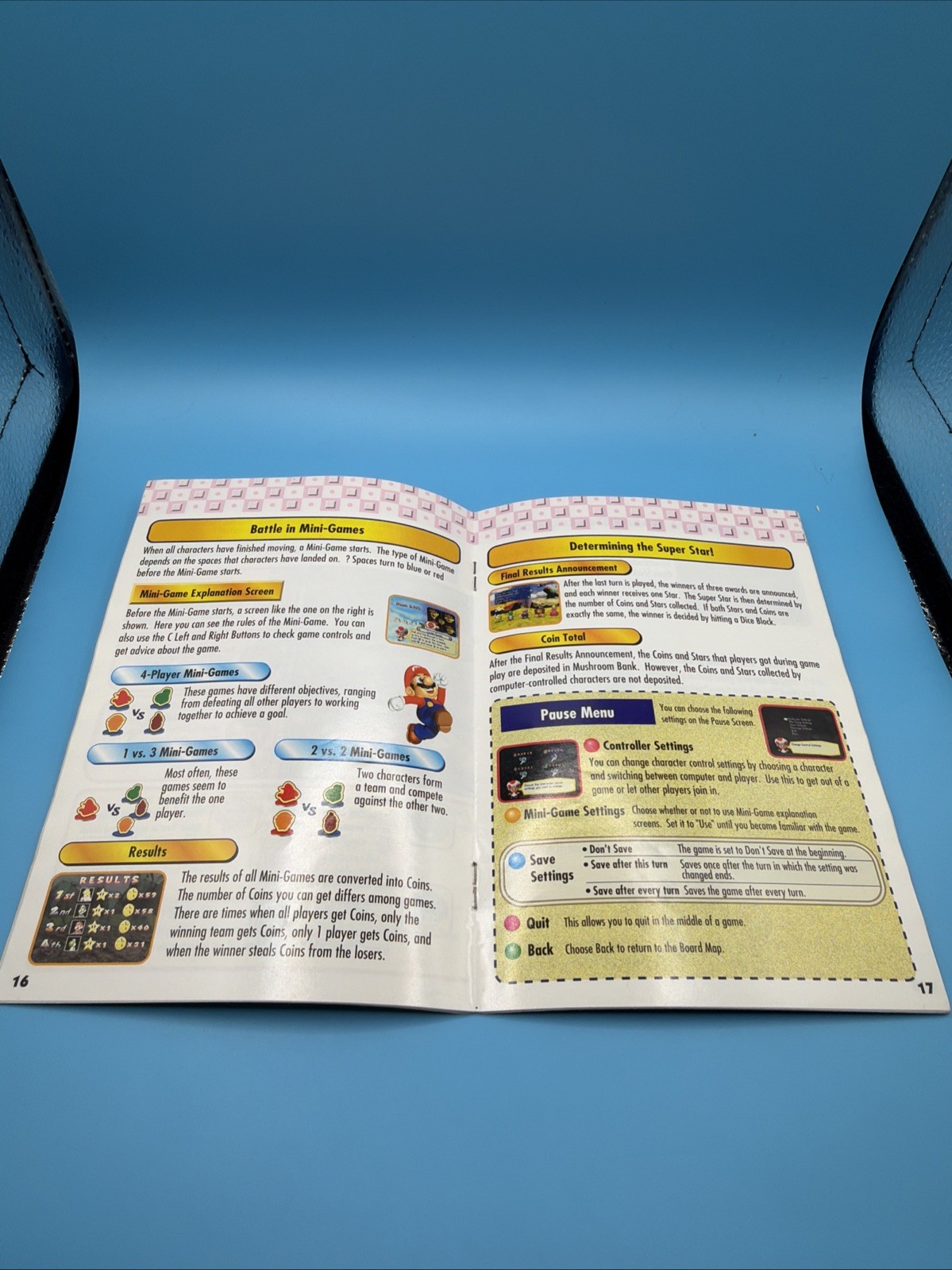 Mario Party 1 Nintendo 64 N64 Instruction Manual Booklet ONLY #B