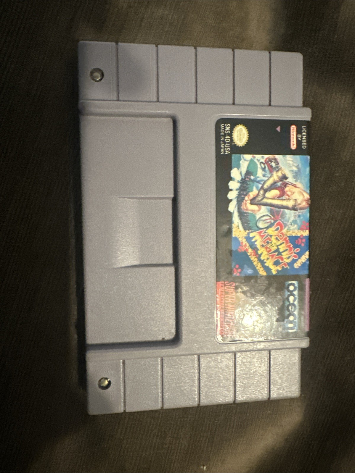Dennis The Menace – Super Nintendo – SNES – Tested Authentic