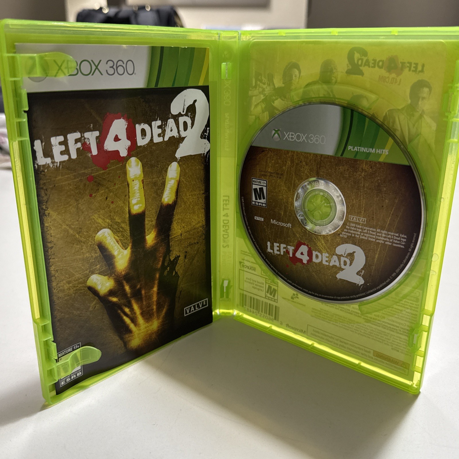 Left 4 Dead 2 (Xbox 360) White Label TESTED- Fast Shipping – Disk VGC!!