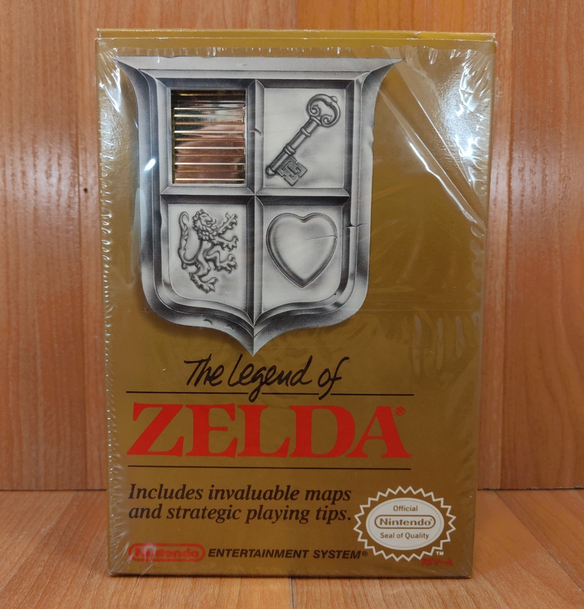 MINTY BOX CIB Legend of Zelda Oval Seal complete in nintendo nes lot Shrink Wrap