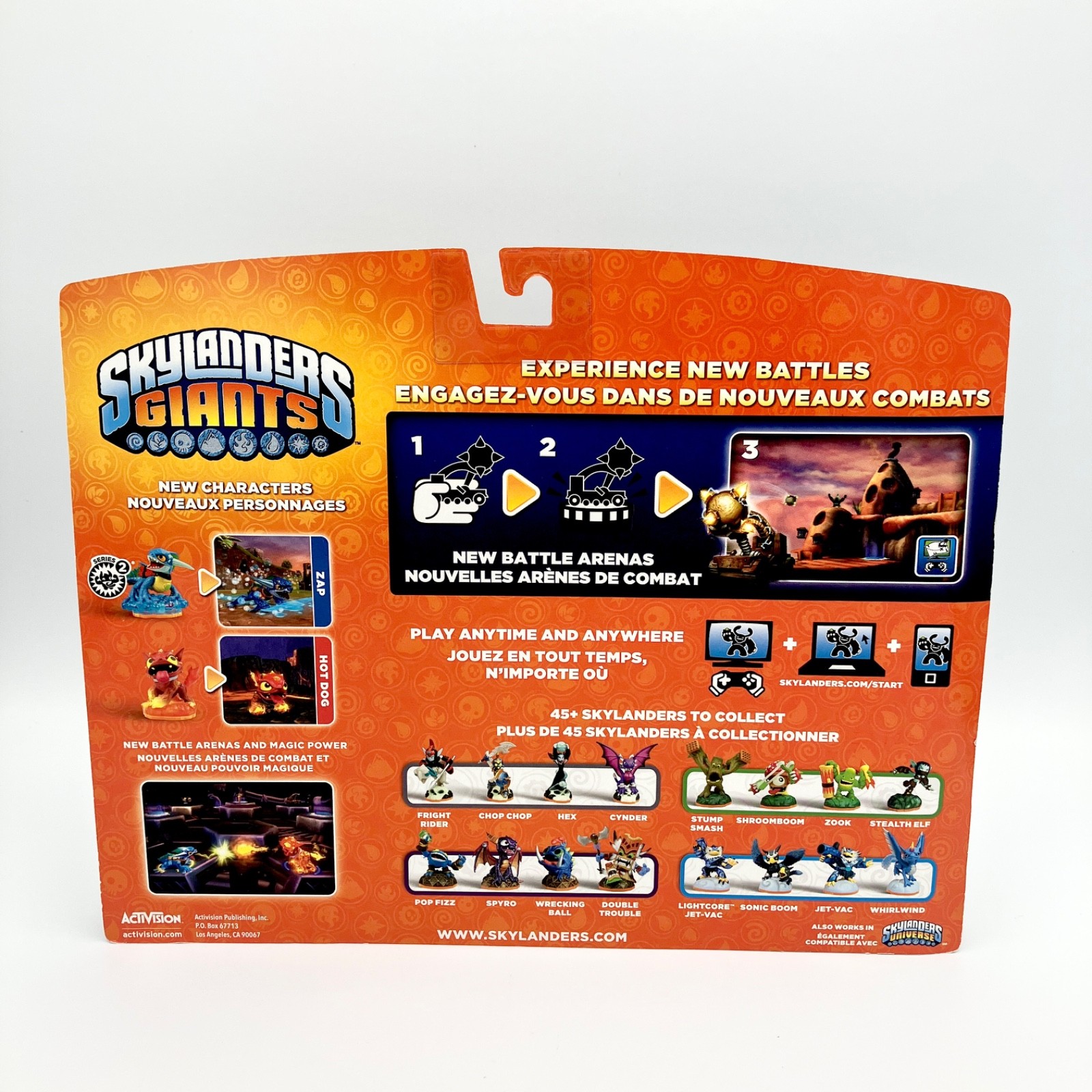 Skylanders Giants Scorpion Striker Battle Pack Zap Hot Dog NEW SEALED