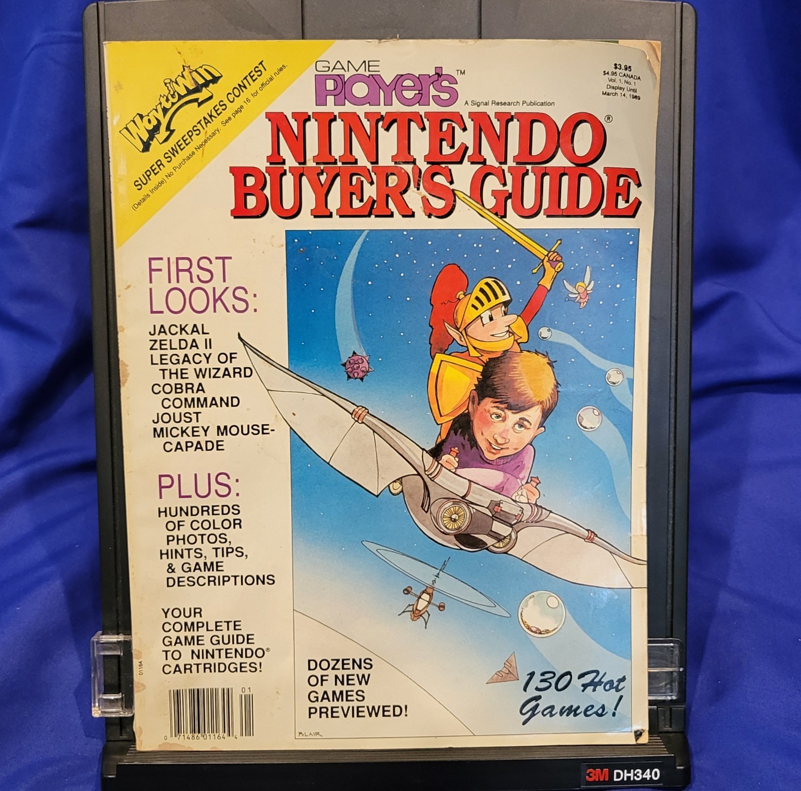 Game Players Nintendo Buyer’s Guide Magazine 1988 1ST Premiere Issue VOL 1