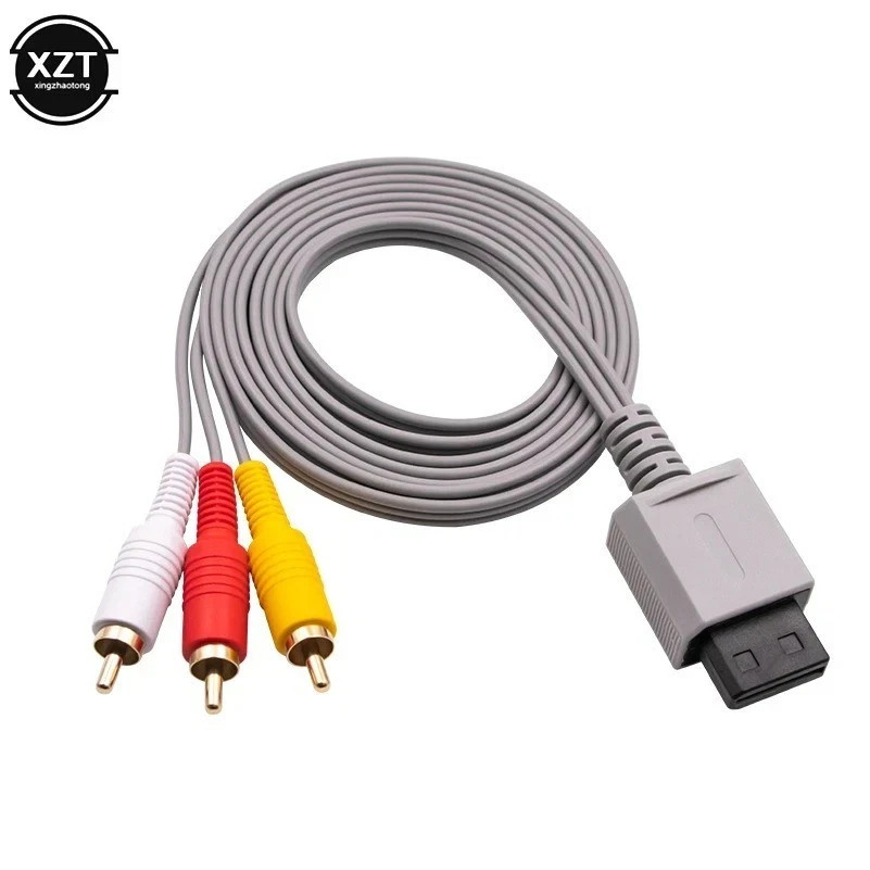 Audio Video AV Composite 3 RCA Cable for Nintendo Wii