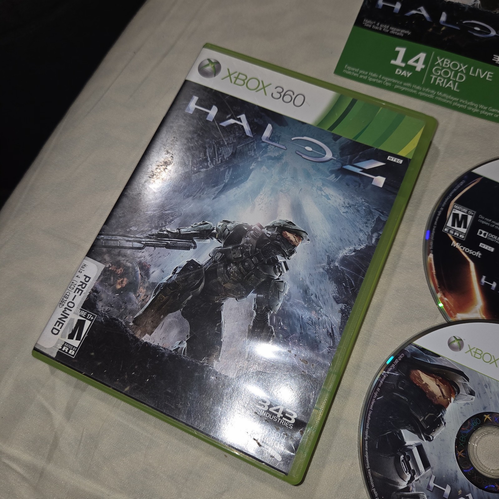 Halo 4 (Microsoft Xbox 360, 2012) FAST SHIPPING