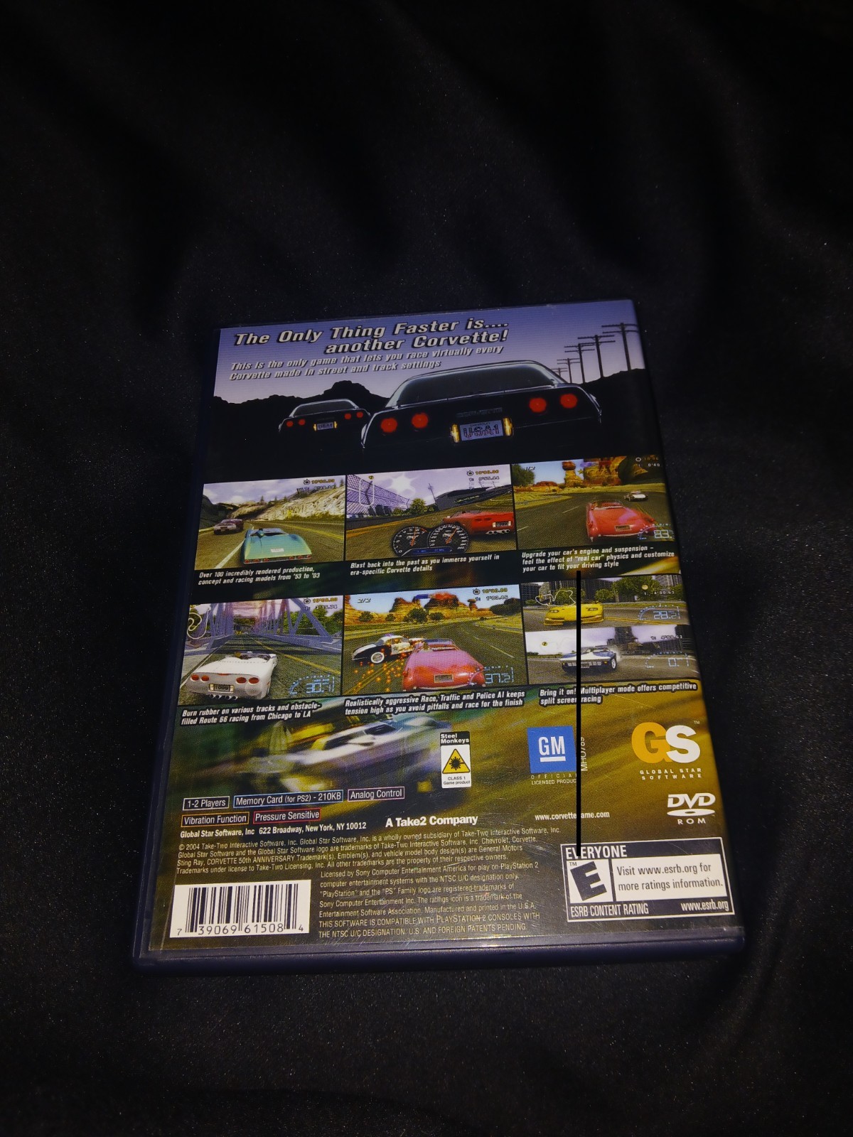 Corvette Sony PlayStation 2 PS2 CIB Complete w/ Manual Tested 2004