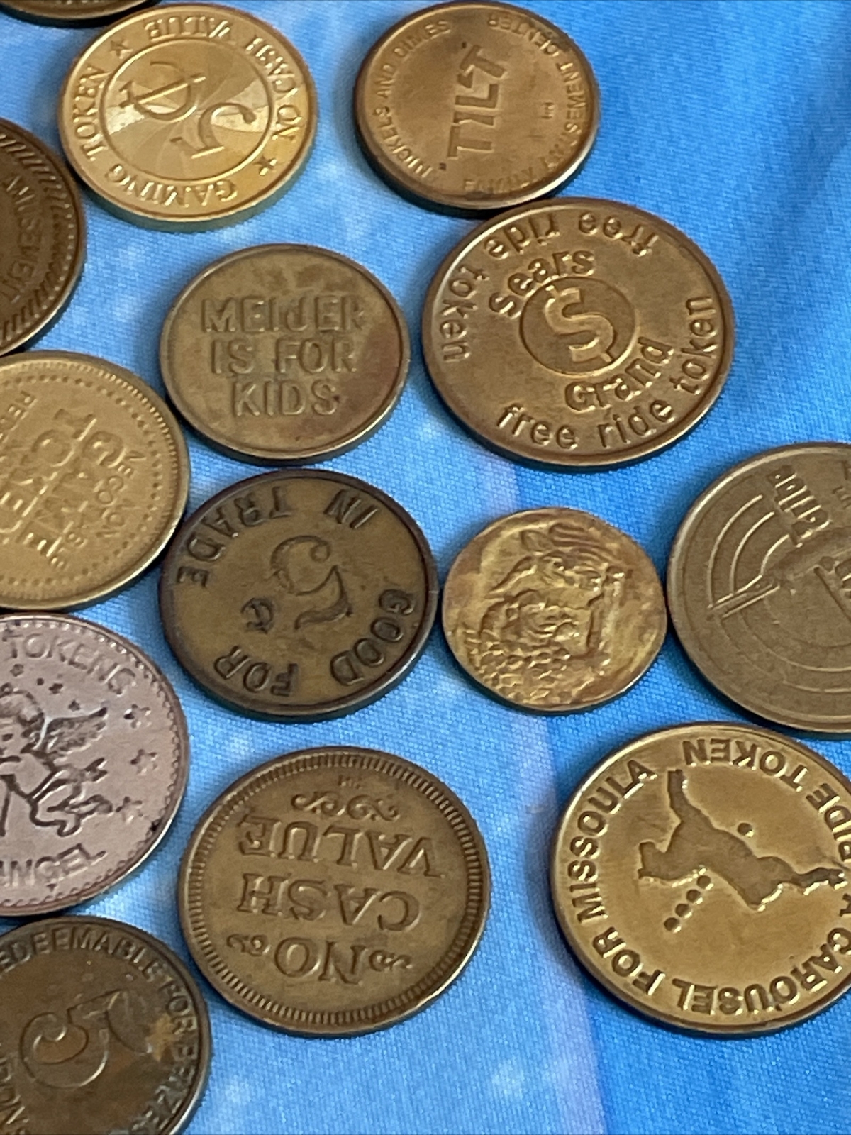Arcade Token Lot Games Tokens Gaming Fun