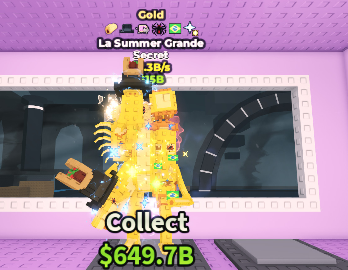 La Summer Grande (Gold) 6 traits 1.3b/s Steal a Brainrot