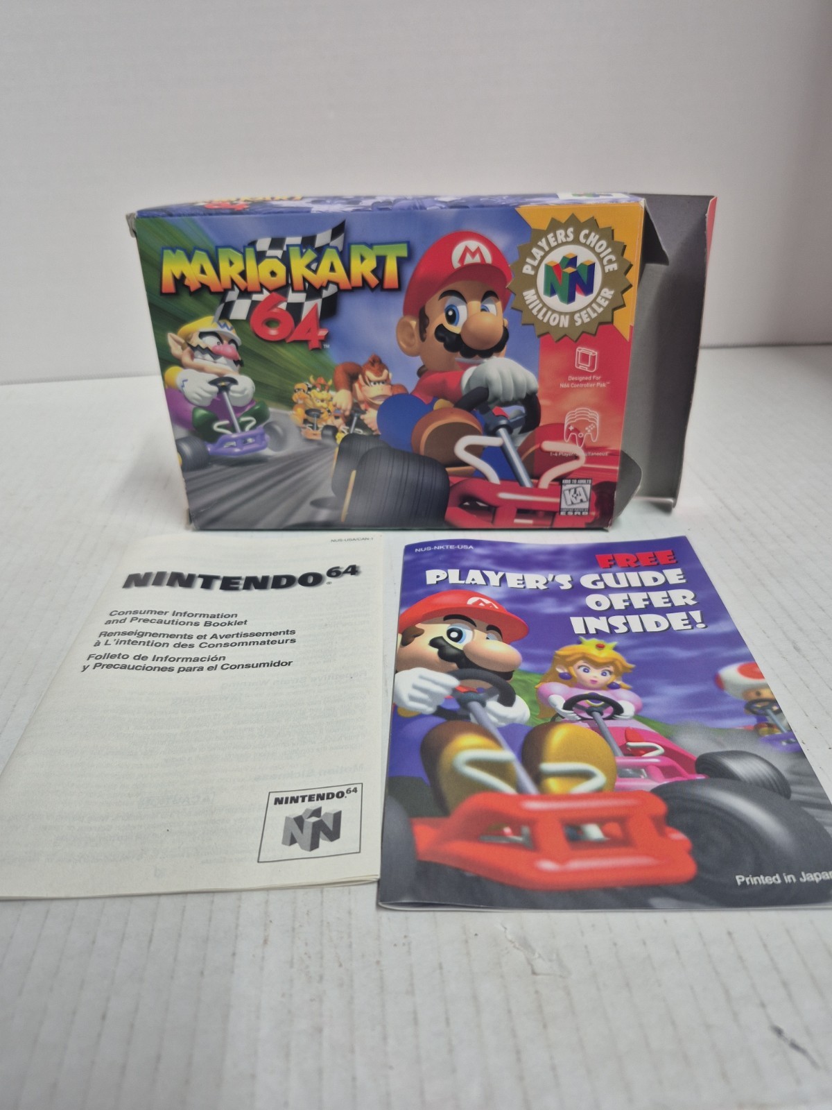Mario Kart 64 for Nintendo 64 N64 – Video Game Box Only | NO GAME