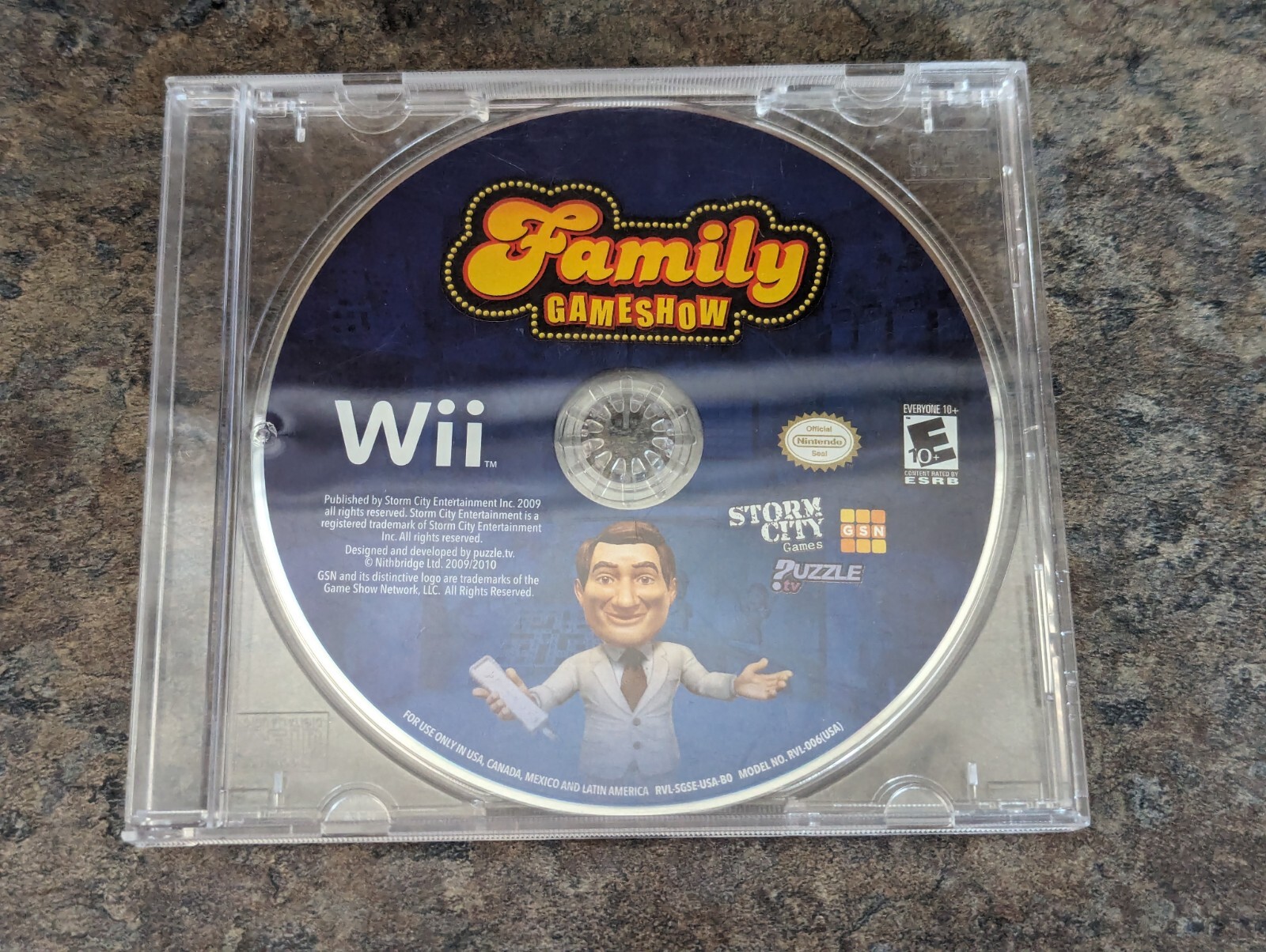 Family Game Show (Nintendo Wii 2009) *Disc Only* Storm City Games – GSN