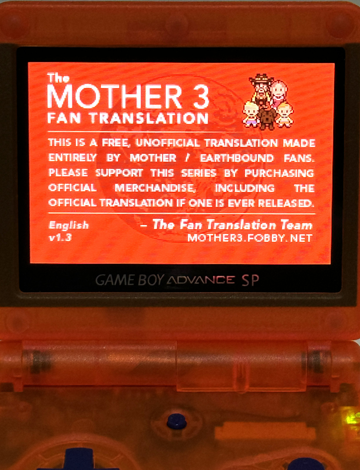 Mother 3 English Translation 1.3 GBA – USA