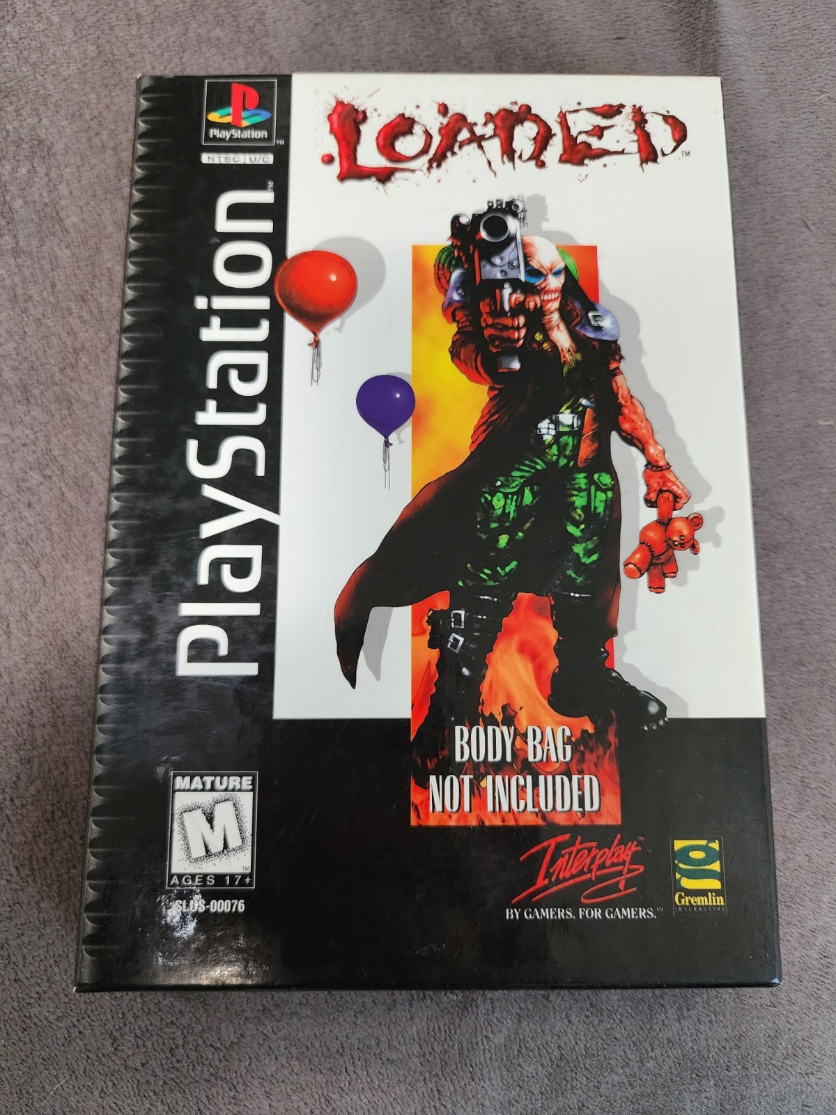 Sony PlayStation 1 Loaded Longbox PS1 Playstation One PSX Sony No Manual