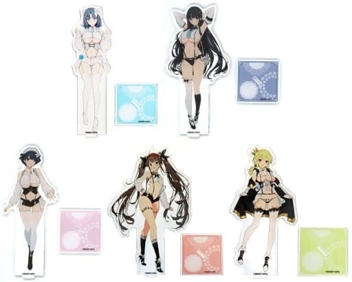 [5 Acrylic Stand] Senran Kagura Lottery 6th Prize C Complete set 5.9 in Japan