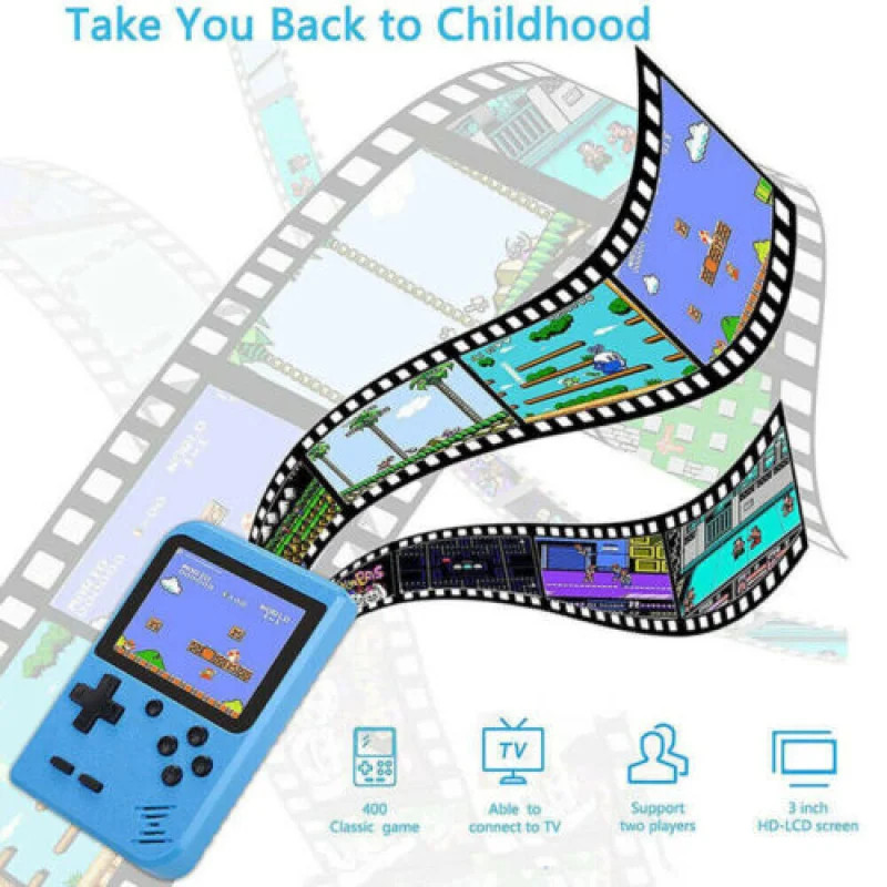 Built-in 500+ Classic Games Children’s Handheld Game Players for Gameboy Output