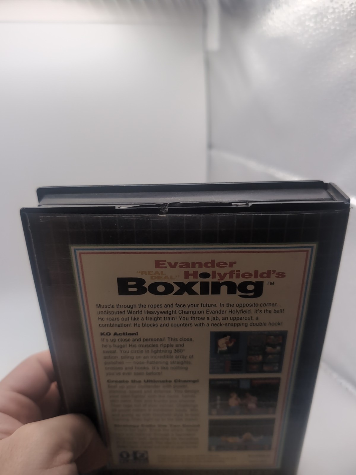 Evander “Real Deal” Holyfield Boxing Sega Genesis Complete in Box