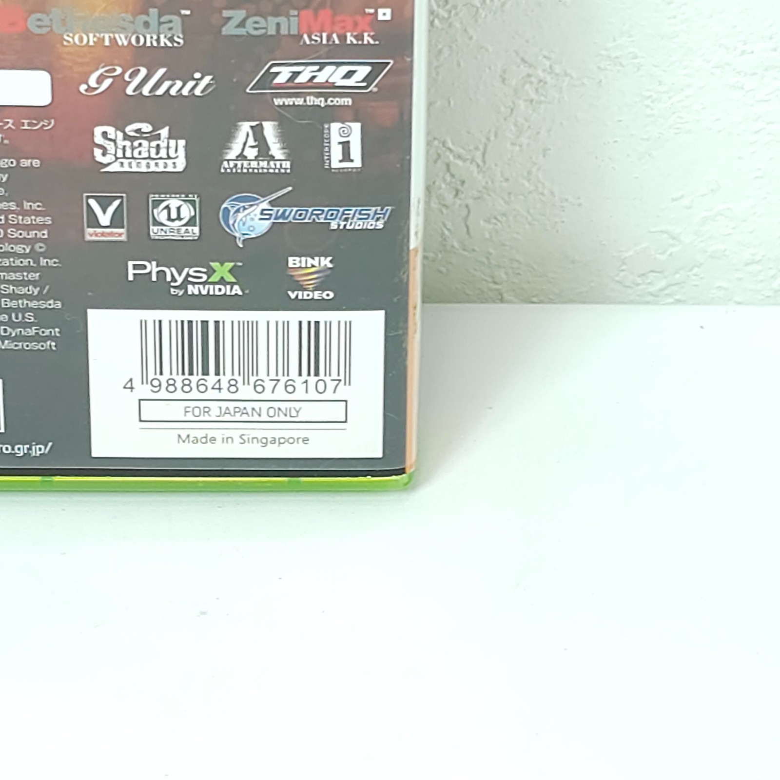xbox 360 50 cents: Blood on the Sand JAPAN IMPORT Bethesda Softworks THQ Cero D