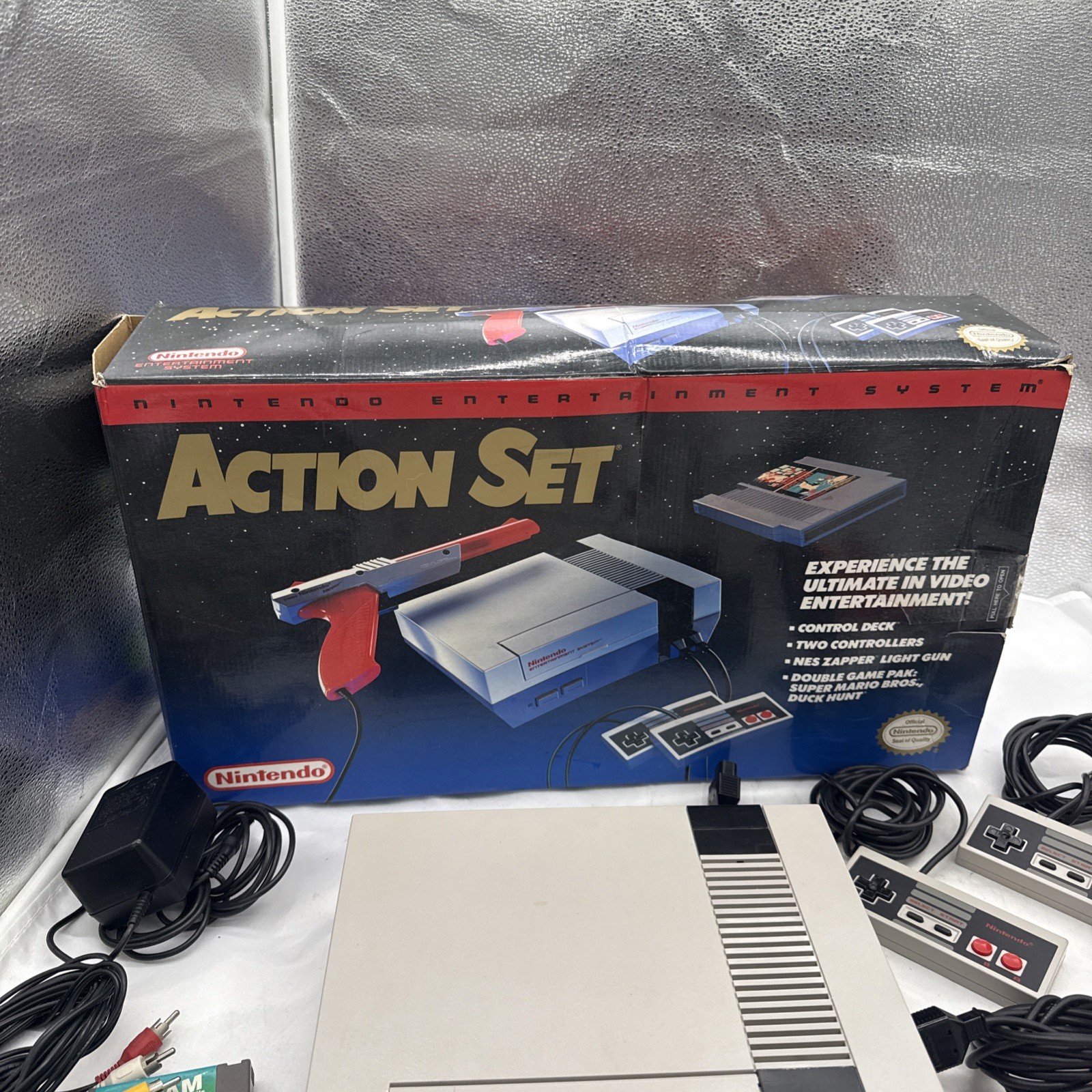 Nintendo NES Action Set console Boxed Mint Condition