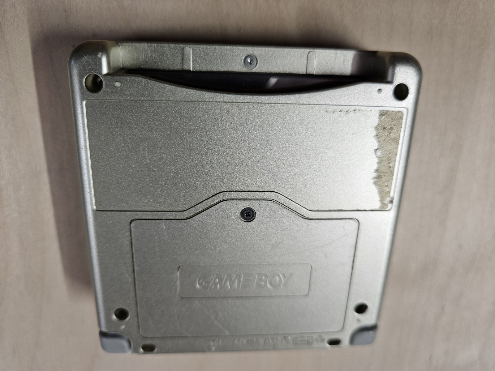Nintendo Game Boy Advance SP AGS-001 Silver Handheld System Backlight Display