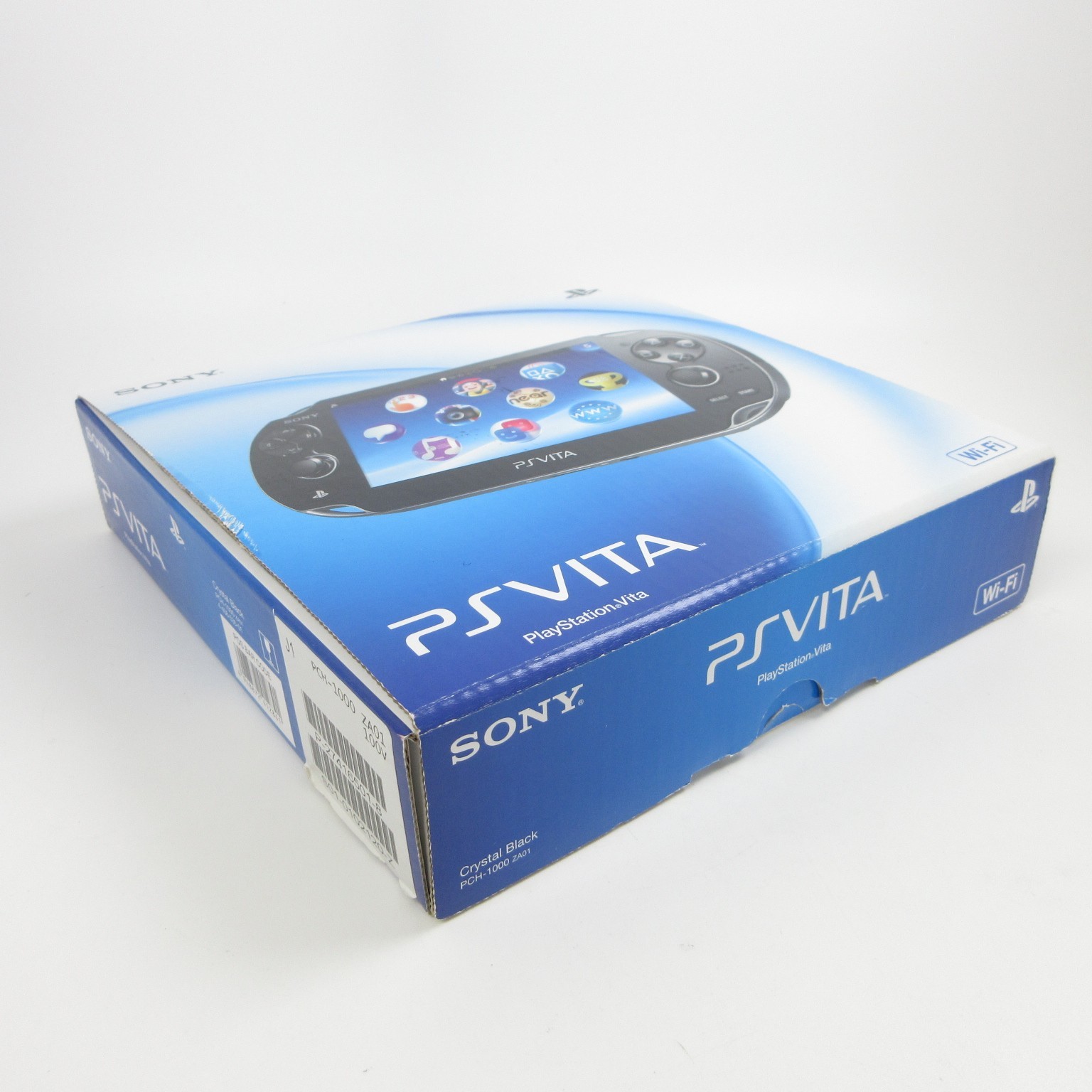 【Excellent】Sony PS Vita PCH-1000 Crystal Black Wi-Fi Model Console #DEN08/0624/0