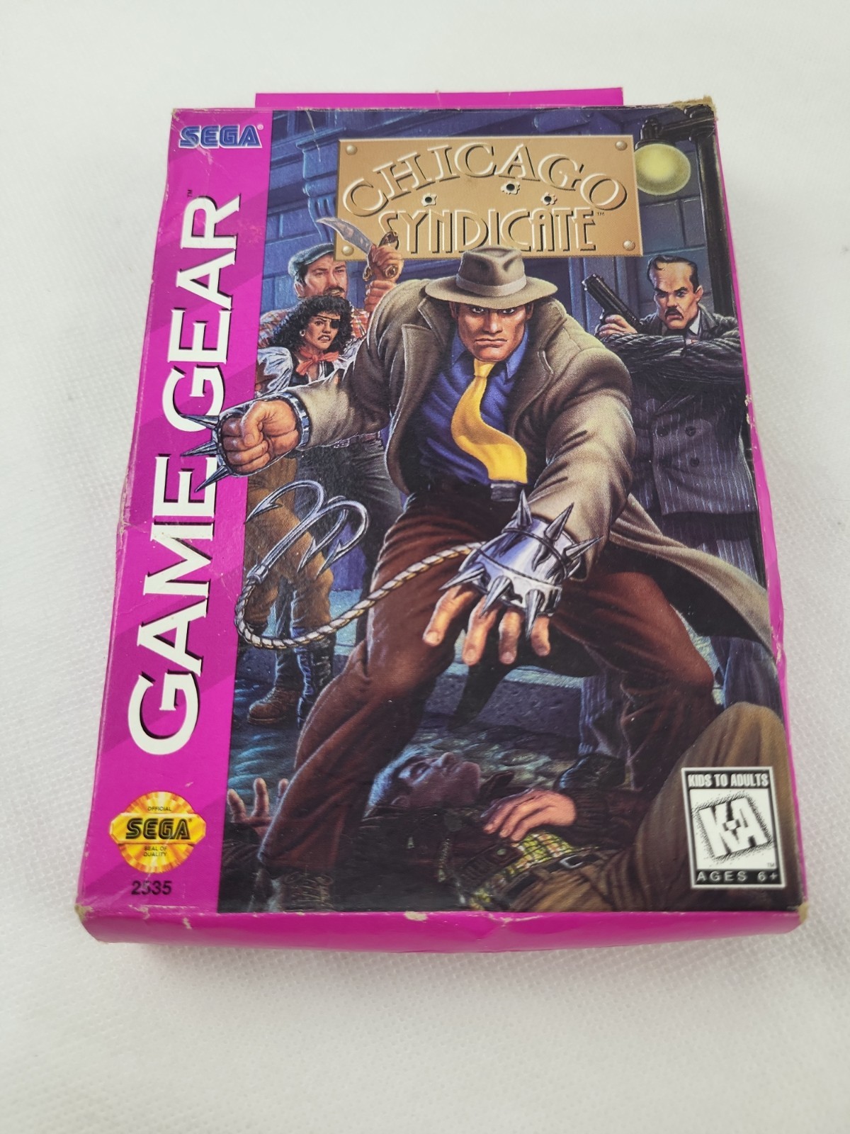 Chicago Syndicate Sega Game Gear 100% CIB W/ Manual & Inserts Read Description