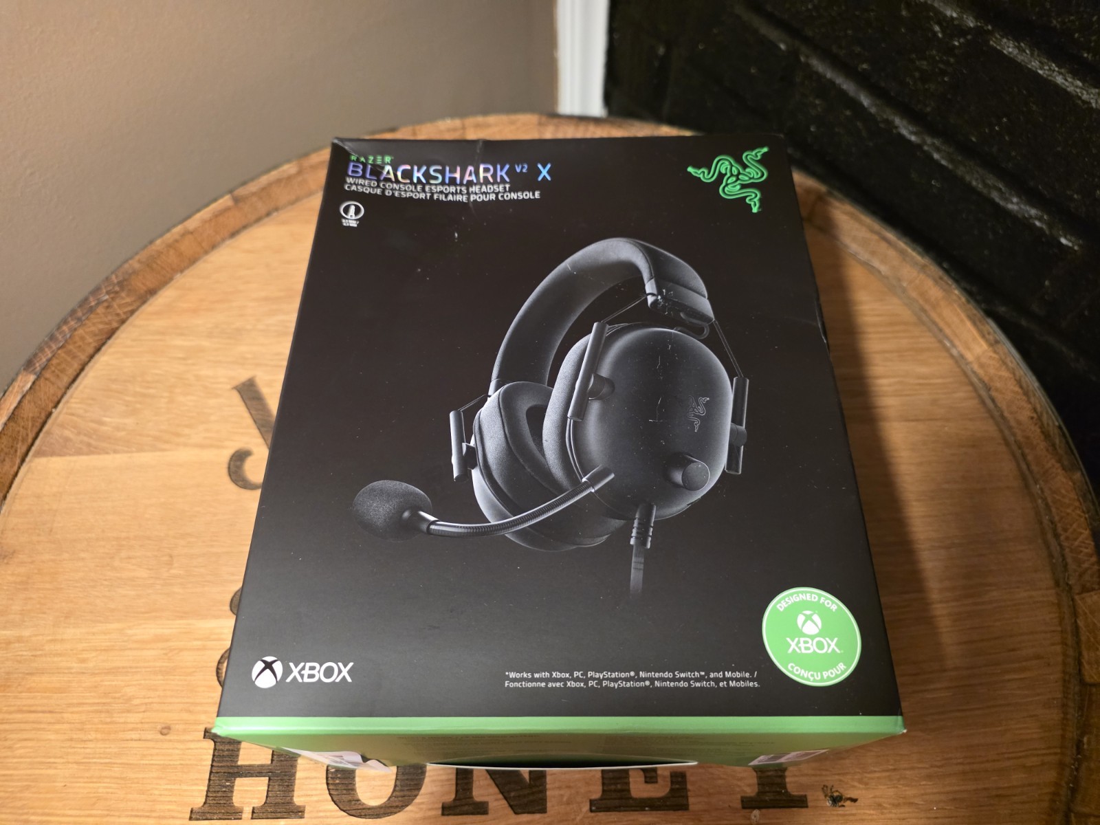 Razer BlackShark V2 X Headset – NEW – Black – Wired Over‑Ear Gaming Audio