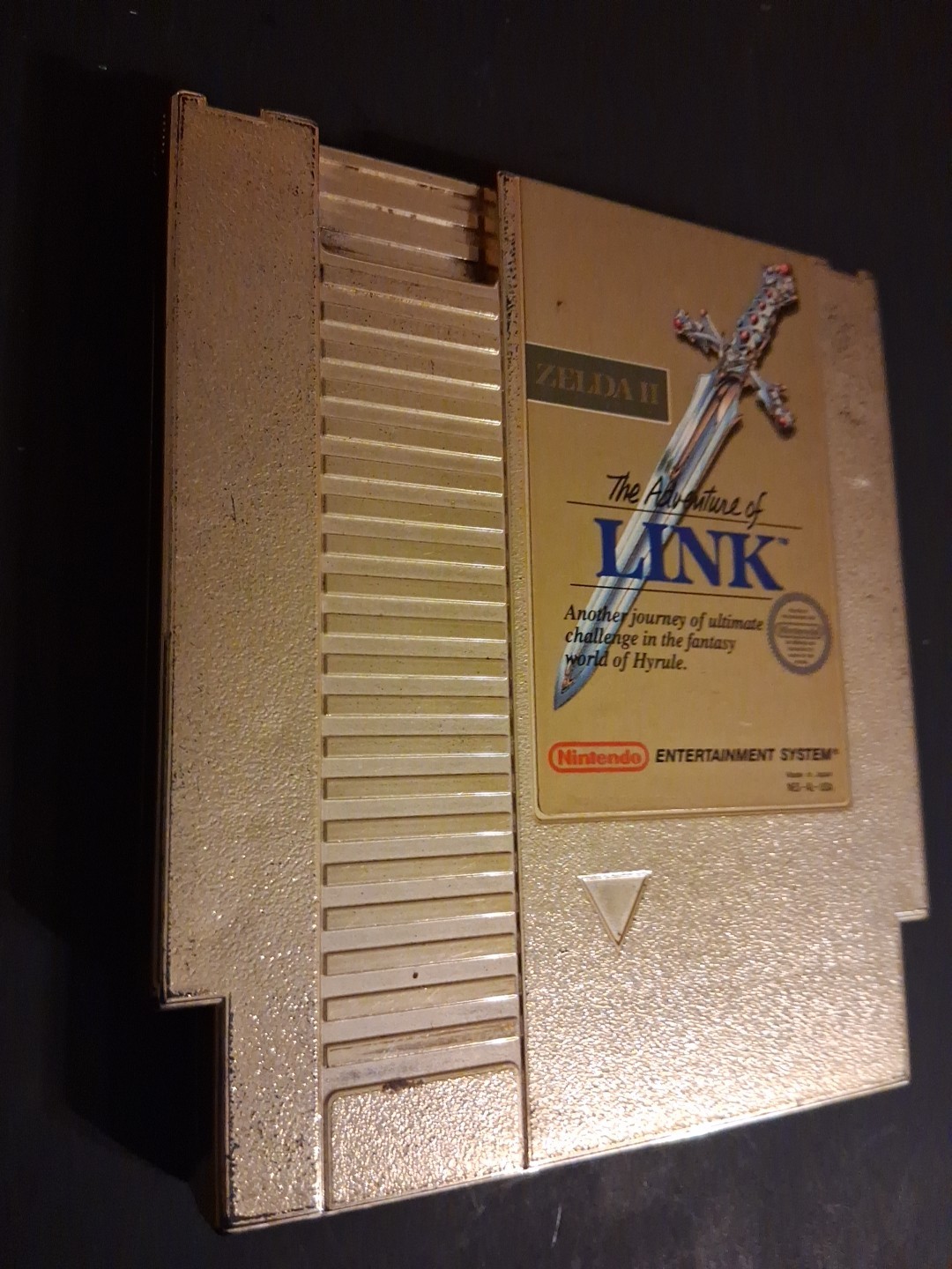 Legend of Zelda (Nintendo, NES, 1988) 3 Screw Gold Cartridge