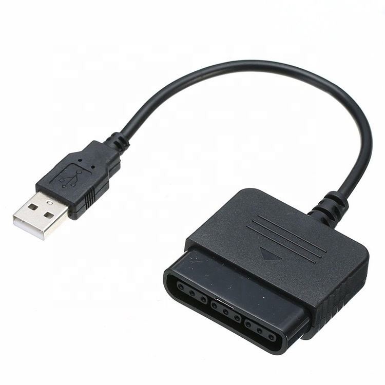 USB PS2 To PS3 PC Controller Adapter Converter Cable For Sony PlayStation 1 2 3!
